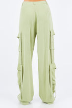 Load image into Gallery viewer, American Bazi Linen Wide Leg Cargo Pants