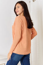 Load image into Gallery viewer, Basic Bae Half Button Long Sleeve Top