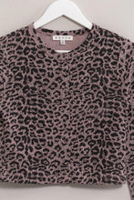 Load image into Gallery viewer, HYFVE Animal Print Snap Down Crop Cardigan