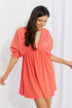 Load image into Gallery viewer, Ninexis Everyday Dreams Eyelet Contrast Dress
