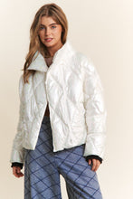 Load image into Gallery viewer, J.NNA Quilted Mock Neck Puffer Jacket