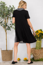 Load image into Gallery viewer, Celeste Full Size Decor Button Short Sleeve Dress with Pockets