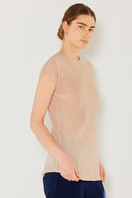 Load image into Gallery viewer, Marina West Swim Rib Pleated Cap Sleeve Top