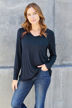 Load image into Gallery viewer, Basic Bae Full Size V-Neck Long Sleeve Top