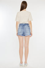 Load image into Gallery viewer, Kancan High Rise Frayed Hem Denim Shorts