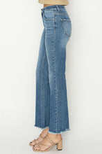 Load image into Gallery viewer, RISEN Mid-Rise Frayed Hem Bootcut Jeans