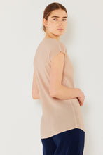 Load image into Gallery viewer, Marina West Swim Rib Pleated Cap Sleeve Top