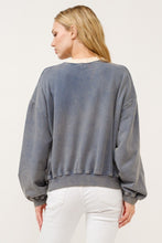 Load image into Gallery viewer, And The Why BEVERLY HILLS 92 CALIFORNIA Contrast Crop Sweatshirt