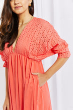 Load image into Gallery viewer, Ninexis Everyday Dreams Eyelet Contrast Dress