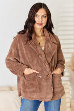 Load image into Gallery viewer, Culture Code Double Breasted Fuzzy Coat