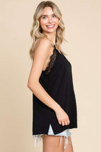 Load image into Gallery viewer, Culture Code Lace Detail Spaghetti Strap Cami