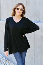 Load image into Gallery viewer, Basic Bae Full Size V-Neck Long Sleeve Top