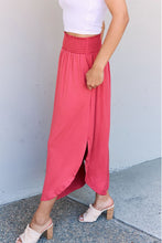 Load image into Gallery viewer, Doublju Comfort Princess Full Size High Waist Scoop Hem Maxi Skirt