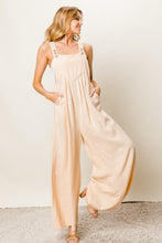 Load image into Gallery viewer, BiBi Texture Sleeveless Wide Leg Jumpsuit