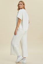 Load image into Gallery viewer, Double Take Full Size Pearl Detail Round Neck Top and Pants Set