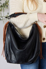 Load image into Gallery viewer, SHOMICO Fringe Detail Contrast Handbag