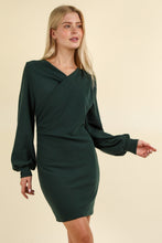 Load image into Gallery viewer, VERY J Ruched Detail Bodycon Mini Dress