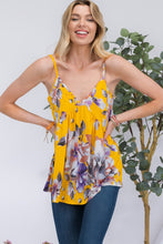 Load image into Gallery viewer, Celeste Full Size Floral V-Neck Cami