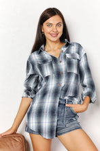 Load image into Gallery viewer, Mandy Plaid Dropped Shoulder Shirt