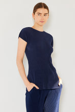Load image into Gallery viewer, Marina West Swim Rib Pleated Cap Sleeve Top