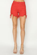 Load image into Gallery viewer, RISEN High Rise Distressed Denim Shorts