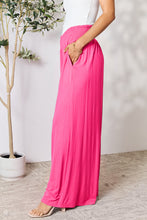 Load image into Gallery viewer, Double Take Full Size Smocked Wide Waistband Wide Leg Pants