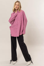 Load image into Gallery viewer, HYFVE Stripe Button Down Long Sleeve Oversized Shirt