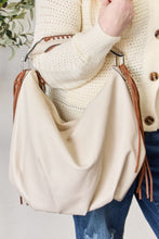 Load image into Gallery viewer, SHOMICO Fringe Detail Contrast Handbag