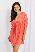 Load image into Gallery viewer, Ninexis Everyday Dreams Eyelet Contrast Dress