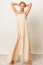 Load image into Gallery viewer, BiBi Texture Sleeveless Wide Leg Jumpsuit