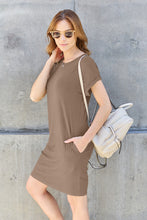 Load image into Gallery viewer, Basic Bae Full Size Round Neck Short Sleeve Dress with Pockets