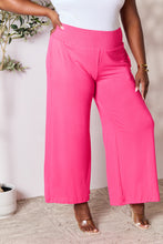 Load image into Gallery viewer, Double Take Full Size Smocked Wide Waistband Wide Leg Pants