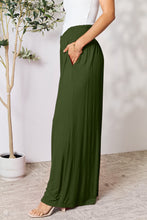 Load image into Gallery viewer, Double Take Full Size Smocked Wide Waistband Wide Leg Pants