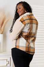 Load image into Gallery viewer, Perfee Plaid Print Dropped Shoulder Shirt