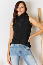 Load image into Gallery viewer, Basic Bae Full Size Ribbed Turtleneck Tank