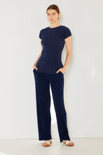 Load image into Gallery viewer, Marina West Swim Rib Pleated Elastic-Waist Wide Leg Pants