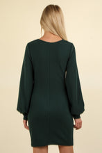 Load image into Gallery viewer, VERY J Ruched Detail Bodycon Mini Dress