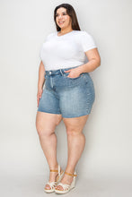 Load image into Gallery viewer, Judy Blue Full Size High Waist Rhinestone Decor Denim Shorts