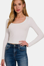 Load image into Gallery viewer, Zenana Scoop Neck Long Sleeve T-Shirt