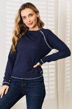 Load image into Gallery viewer, Basic Bae Long Raglan Sleeve Round Neck Top