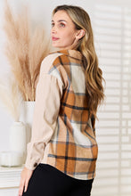 Load image into Gallery viewer, Perfee Plaid Print Dropped Shoulder Shirt