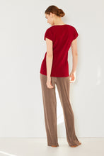 Load image into Gallery viewer, Marina West Swim Rib Pleated Cap Sleeve Top