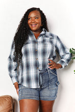 Load image into Gallery viewer, Mandy Plaid Dropped Shoulder Shirt