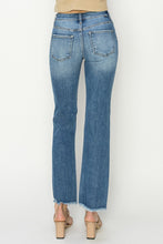 Load image into Gallery viewer, RISEN Mid-Rise Frayed Hem Bootcut Jeans