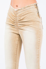 Load image into Gallery viewer, American Bazi V-Cut Ruched Flare Pants