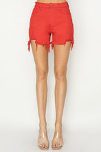 Load image into Gallery viewer, RISEN High Rise Distressed Denim Shorts