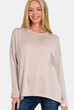 Load image into Gallery viewer, Zenana Ribbed Striped Long Sleeve T-Shirt