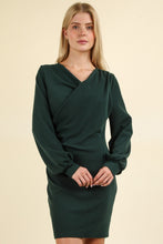 Load image into Gallery viewer, VERY J Ruched Detail Bodycon Mini Dress