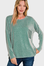 Load image into Gallery viewer, Zenana Ribbed Striped Long Sleeve T-Shirt