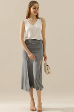 Load image into Gallery viewer, Ninexis Full Size V-Neck Curved Hem Tank